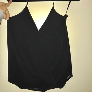 Urban Outfitters black halter wrap top